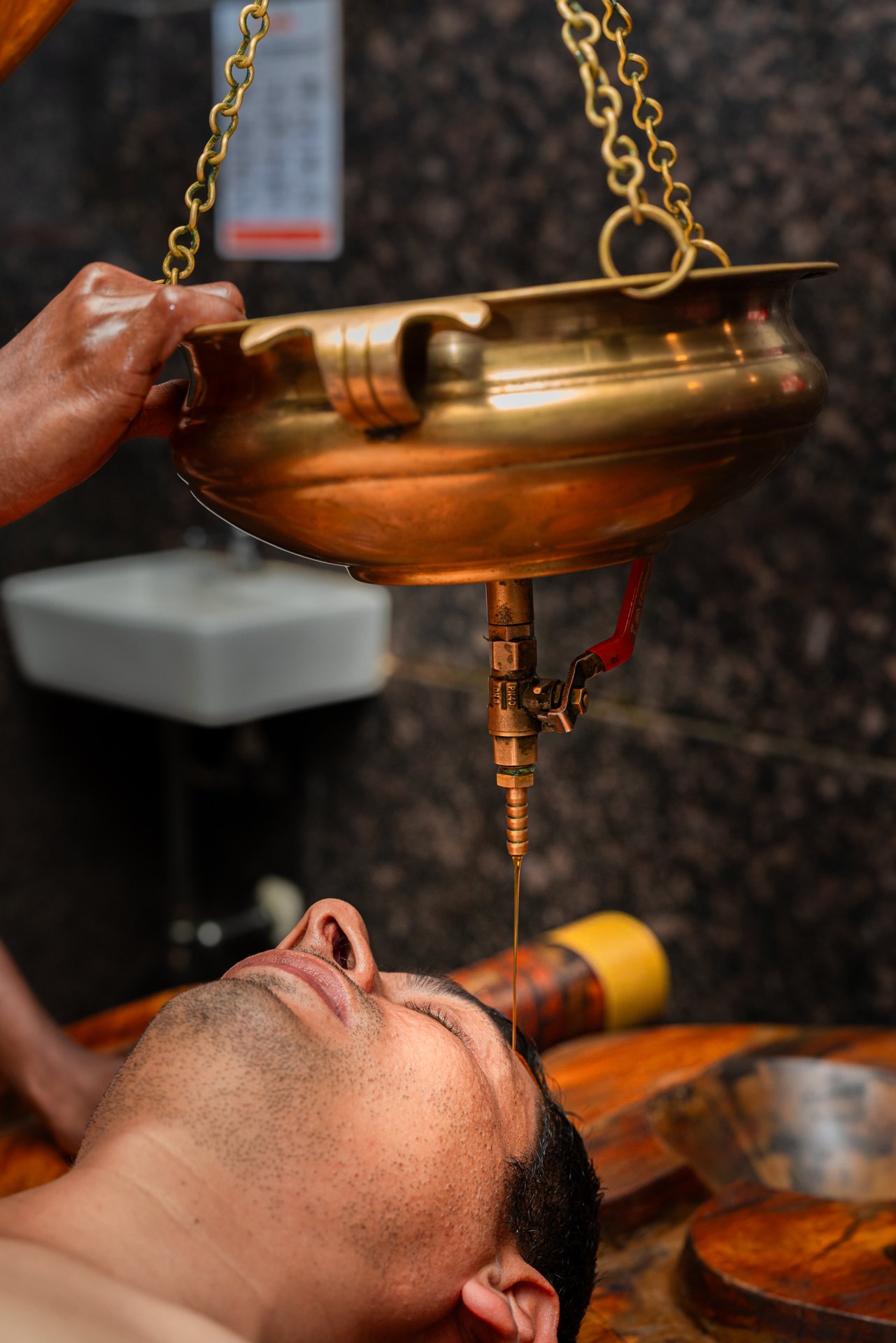 Authentic Ayurvedic therapy session at Vedicare Ayurveda